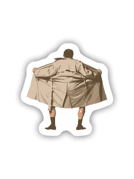 Lichthupe - Sticker Größe S (10 x 10 cm) - Mattweiß - Vorne