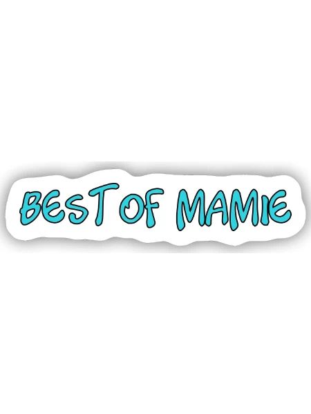 OMA. MUTTERTAG. ALLES GUTE ZUM OMA-TAG. ICH LIEBE DICH - Sticker Größe S (10 x 10 cm) - Mattweiß - Vorne