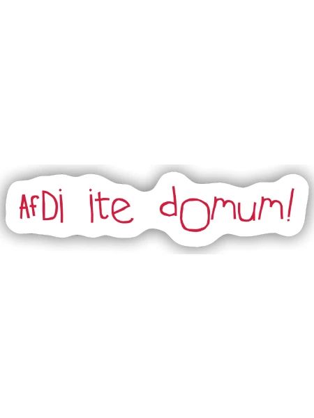 AFD - Sticker Größe S (10 x 10 cm) - Mattweiß - Vorne