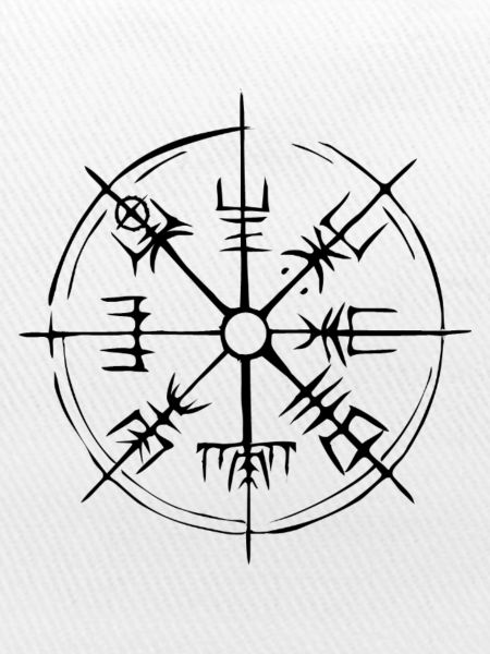 Vegvisir Wikinger Kompass