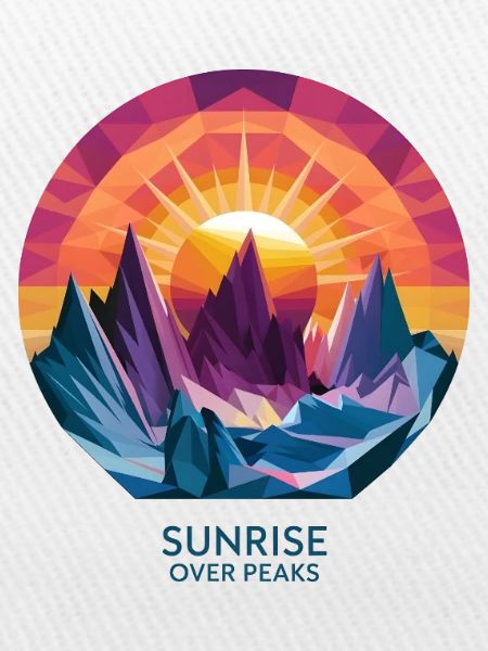 Sunrise Over Peaks