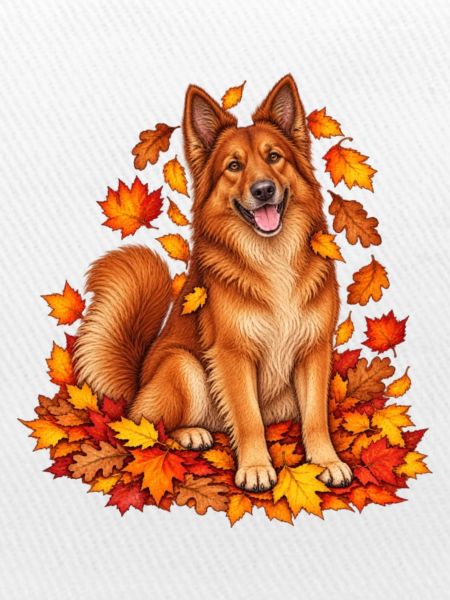 Harzer Fuchs im Herbstlaub