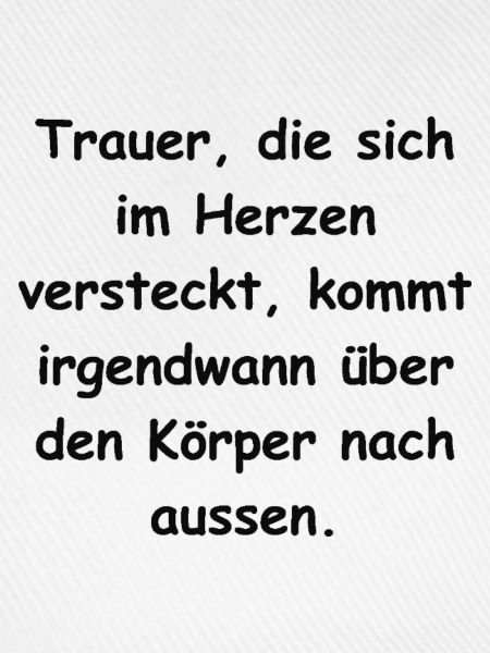 Trauer...