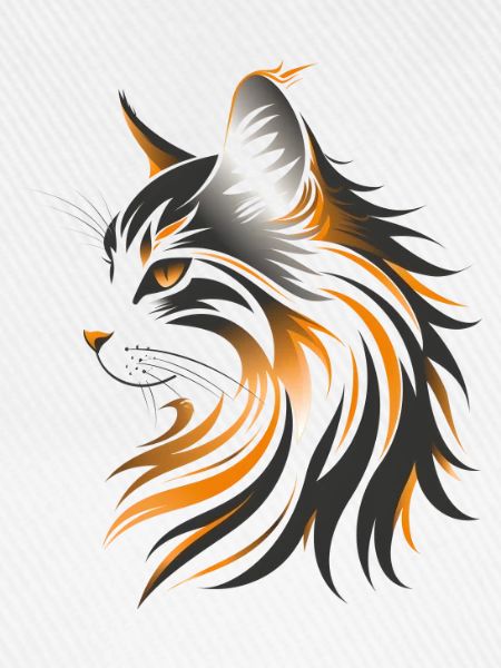 Katze Zeichnung