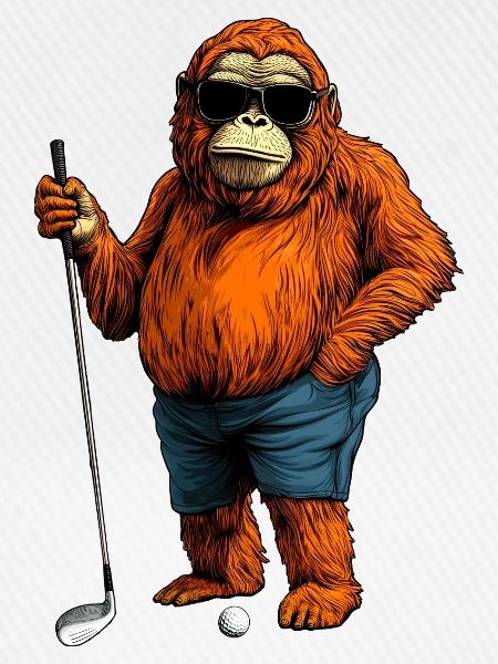 Orang Utan Golf Affe