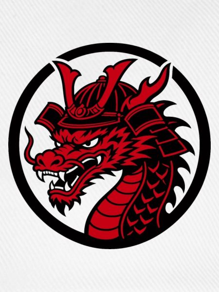 Samurai-Drache – Traditioneller japanischer Krieger