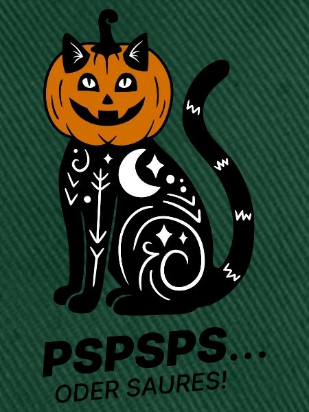 Pspsps oder Saures – Schwarze Katze Halloween