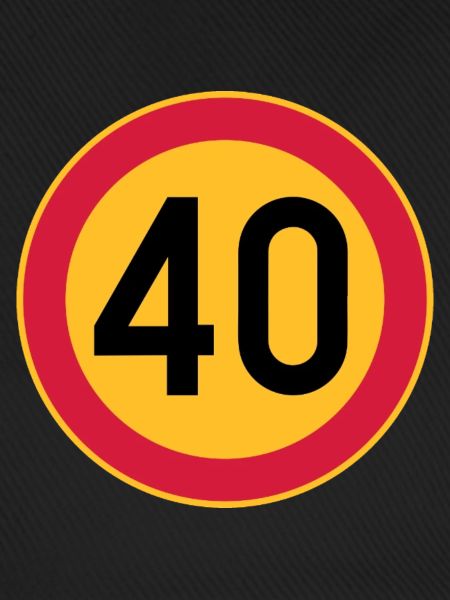 40 limit / speed limit