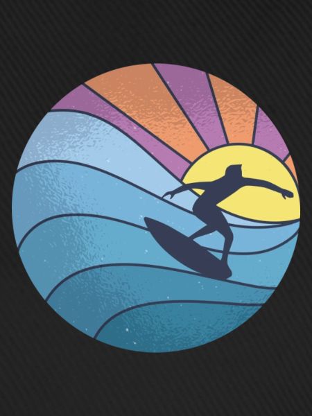 Sun sea surfing