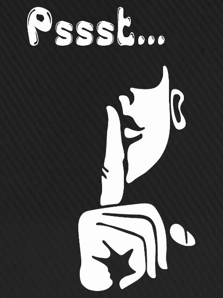 Pssst ...Leise sein