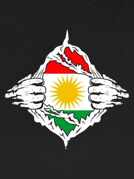 Kurdistan Kurde Flagge
