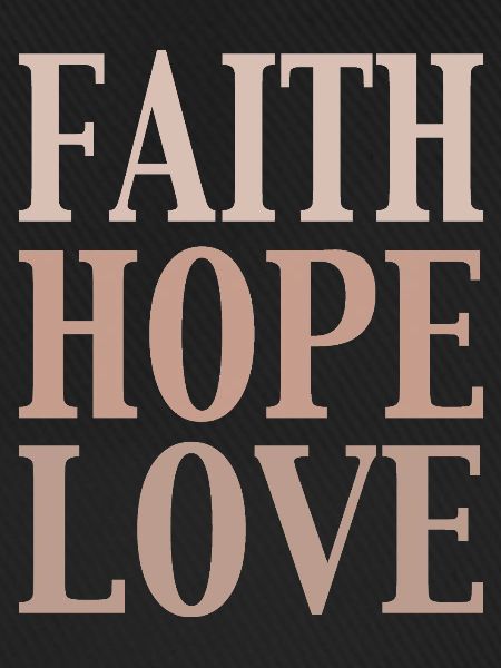 glaube liebe hoffnung