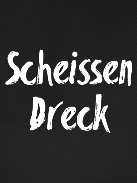 Scheissen Dreck Brush Script