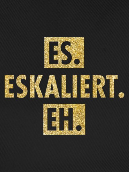 Es eskaliert. Glitzernde Provokation