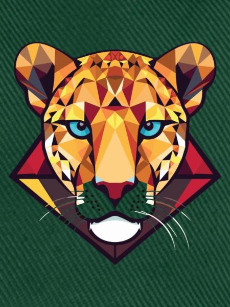 Gepard bunte Aquarell-Tier-Illustration