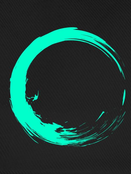Kreis Bürste Design Türkis
