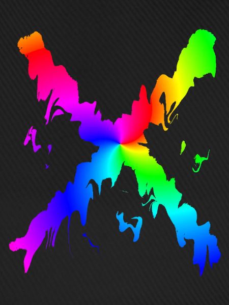 X Desing regenbogen