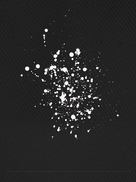 Weißer Farbspritzer Splatter