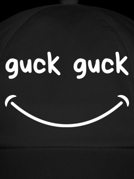 "Guck Guck" mit lächeln