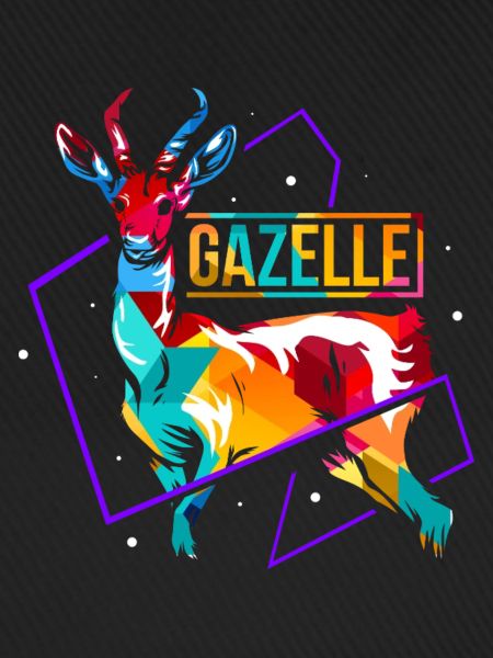 Federleichte Gazelle Afrikasafari