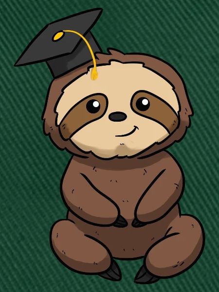 Graduation Sloth