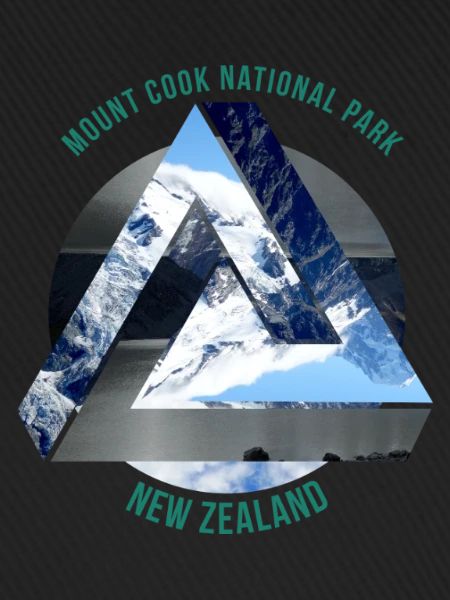 Eisiger Mount Cook Gipfelsturm