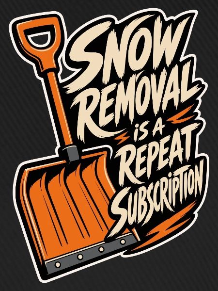 Schneeschippen – Snow Removal Repeat Subscription