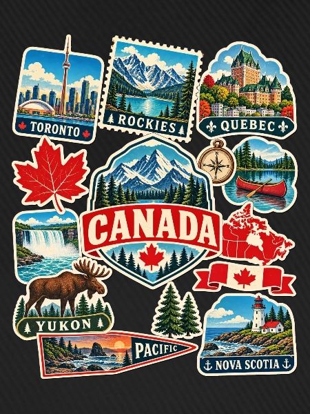 Kanada Reisesticker
