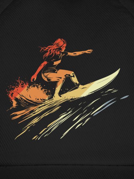 Retro Surfer Frau