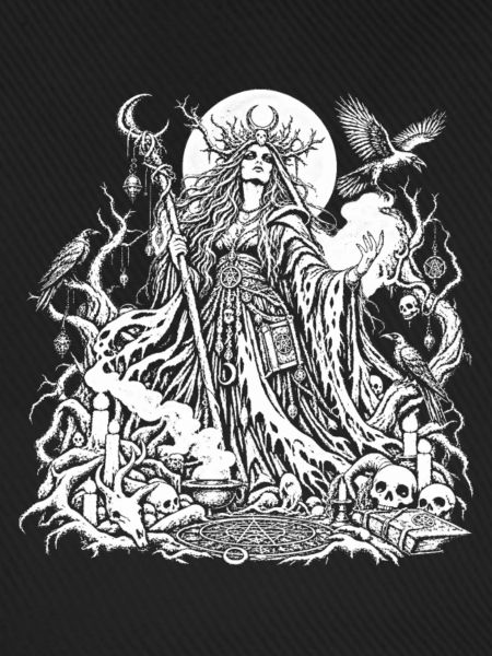 Hexe im Mondschein – Dunkle Magie