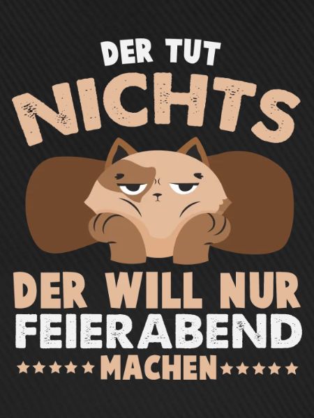 Der will nur Feierabend machen – Katze