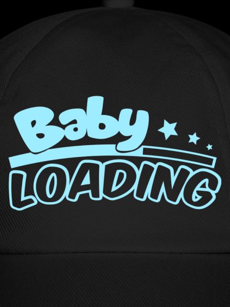Baby Loading Logo in Sky Blue