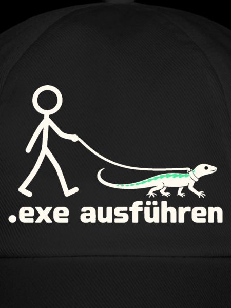 exe ausführen – Eidechse am Strichmännchen
