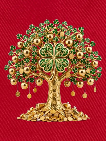 Goldener Kleeblattbaum