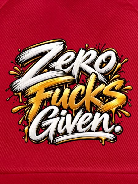 Zero Fucks Given Graffiti