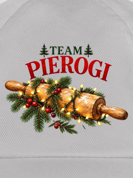 Polnisches Weihnachts-Pierogi-Nudelholzdesign