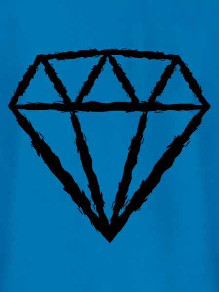 Diamant Schwarz Symbol