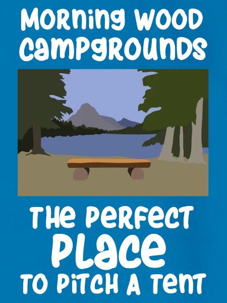 Camping Spruch Zelten