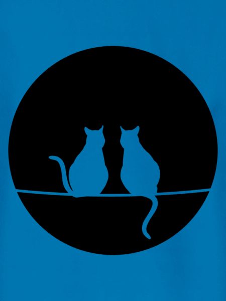 Katzen im Mondschein