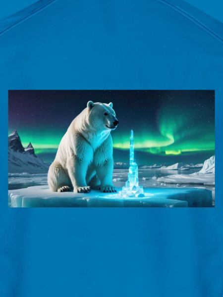Eisbär und Eiskristall