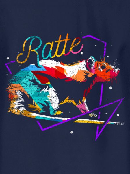 Freche Polygon Ratte Nagetier