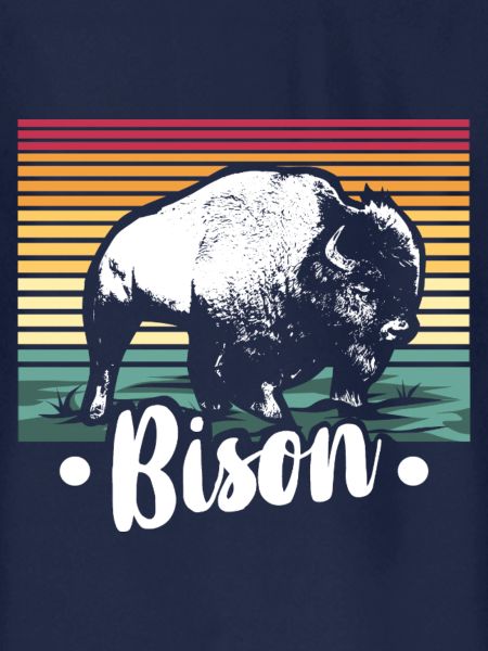 Zotteliger Bison Steppenbewohner