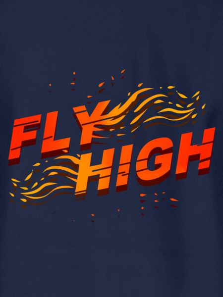 Flammender Höhenflug
