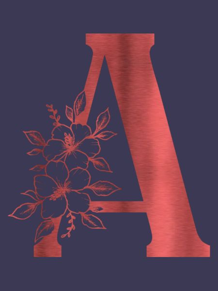 A Monogramm Buchstabe
