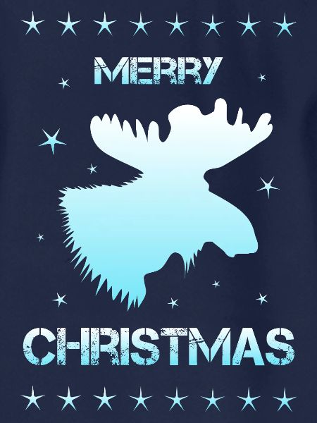 Merry Christmas moose