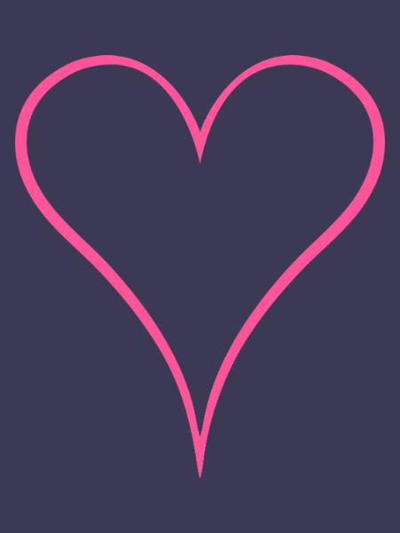 Herz Design neu Rosa