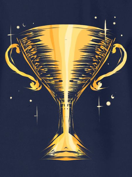 Goldener Siegerpokal Trophäe Gewinner