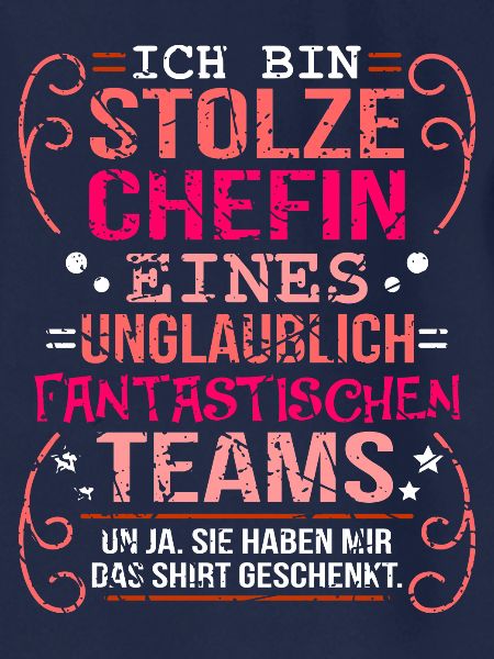 Stolze Chefin Firma Boss
