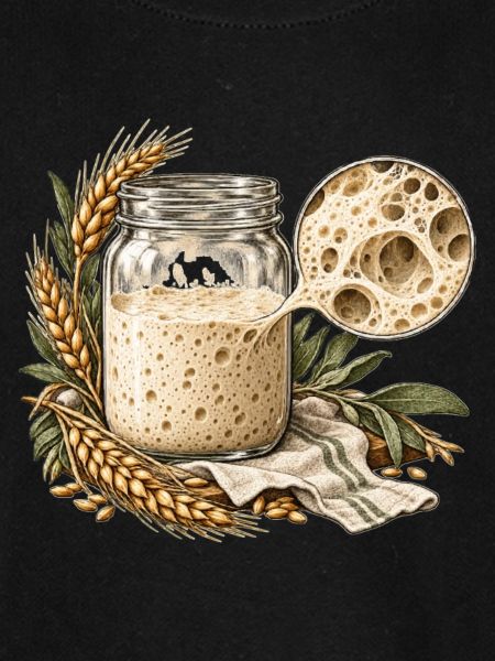 Lebendige Kultur – Sauerteigillustration