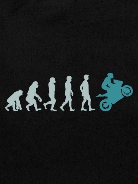 Evolution Motorrad fahren